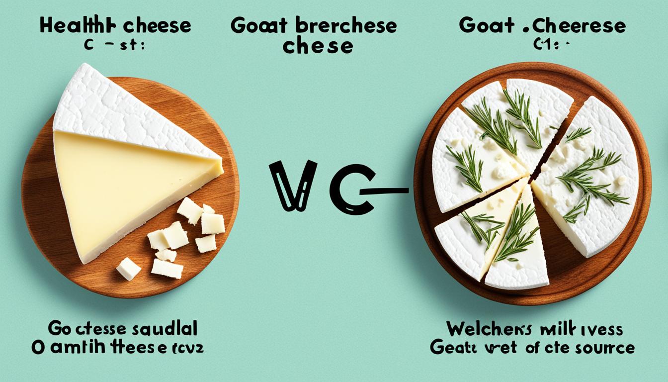 Mythen Ziegenkäse und normaler Käse