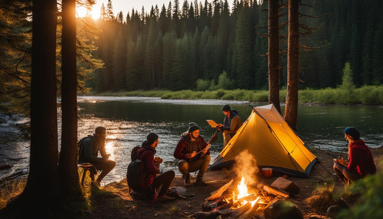 Outdoor-Aktivitäten in der Natur