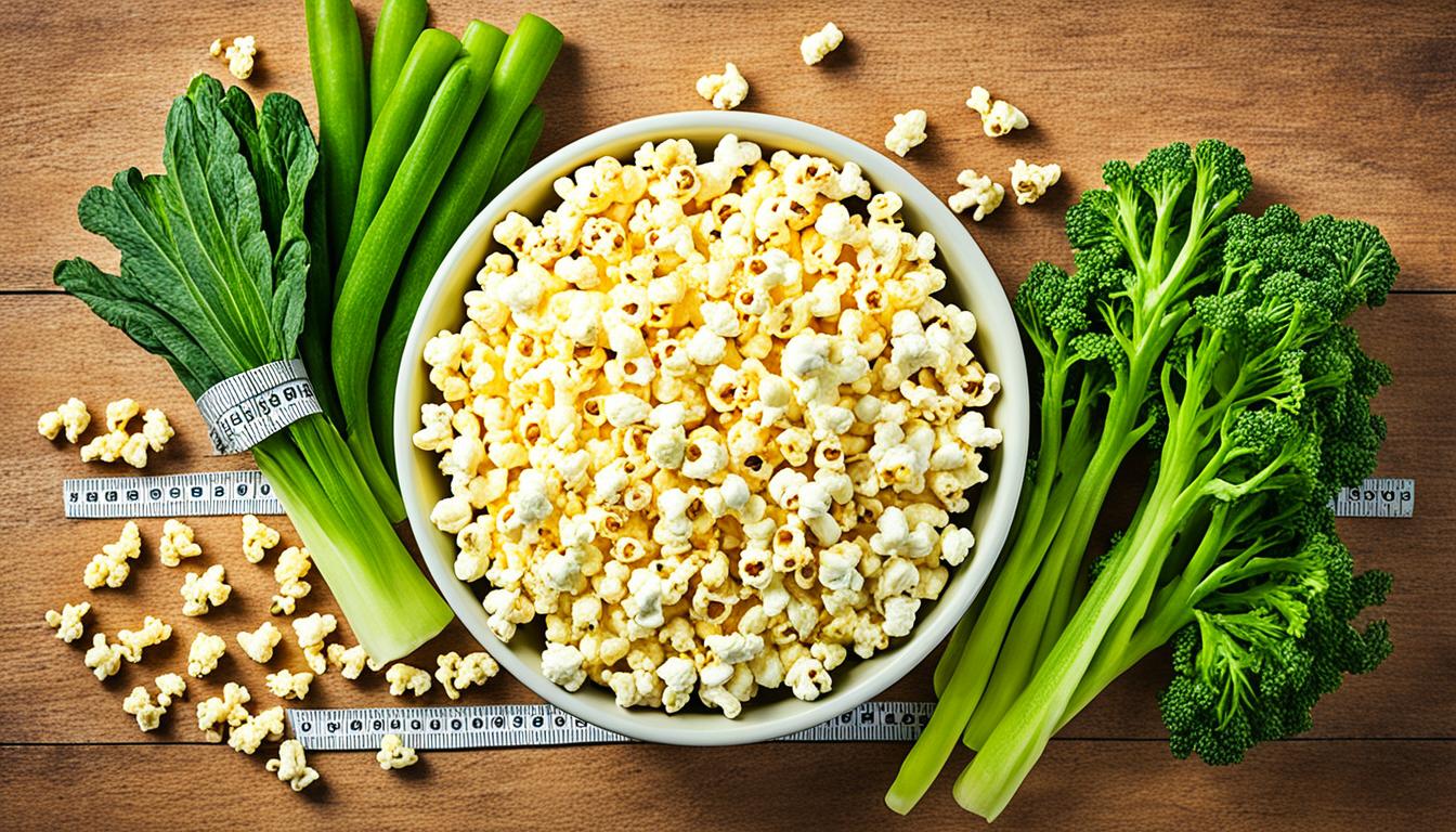 Snack mit wenigen Kalorien